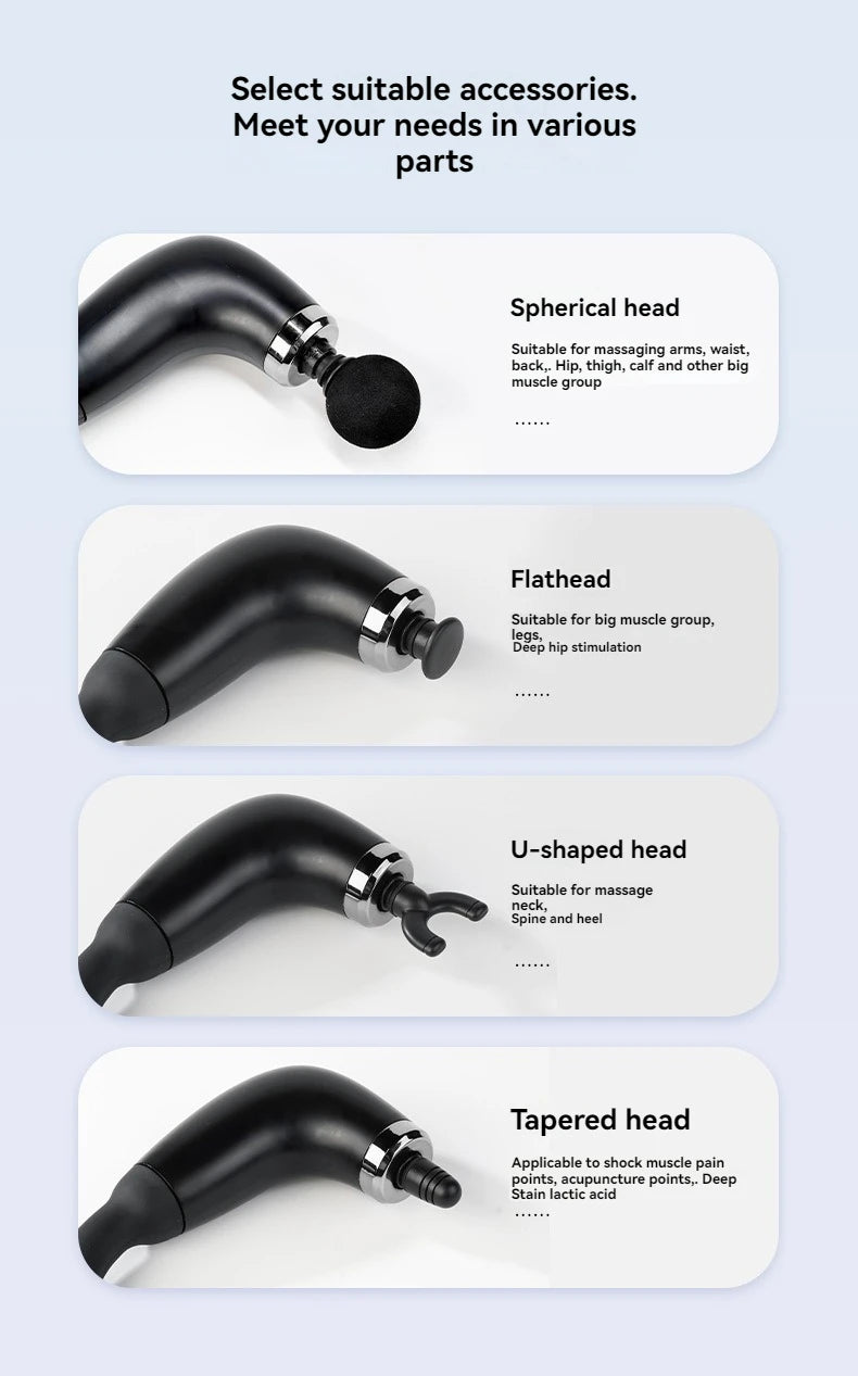 2025 New Smart Fascia Gun Electric Massager Massage Hammer Electric Fascia Gun Home Handheld Hammer Back Artifact Christmas Gift