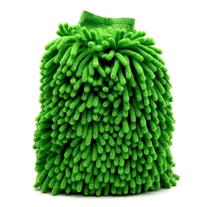 Microfiber Car Wash Mitt Double Sided Chenille Auto Gloves Ultra Absorbent Wash Car Sponge Scratch Free Microfiber Car Cleaning