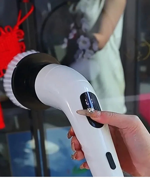 Household Cordless Spin Scrubber Kitchen Gadgets Hair Brushes Bathroom Broom Toilet Mops Electric Multipurpose Cleaning Brush
