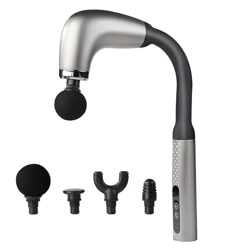 2025 New Smart Fascia Gun Electric Massager Massage Hammer Electric Fascia Gun Home Handheld Hammer Back Artifact Christmas Gift