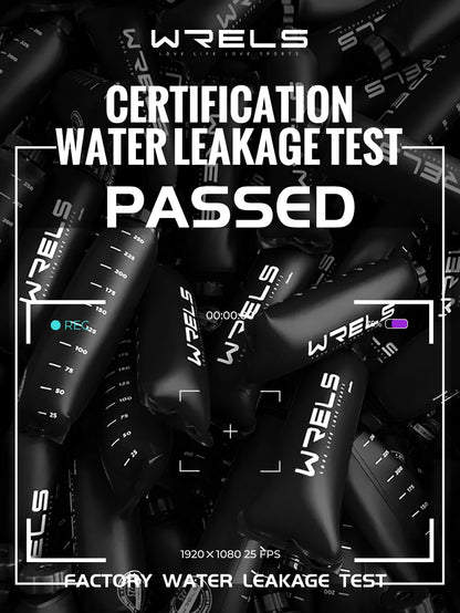 WRELS Water Bottle TPU Folding Soft Flask Outdoor Sport Water Bag Collapsible Water Bottle 500ml For Running Camping BPA Free